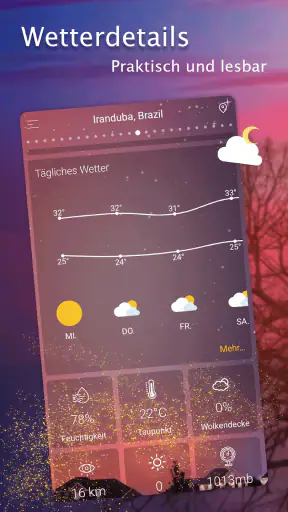 Tägliche Wettervorhersage screenshot 10