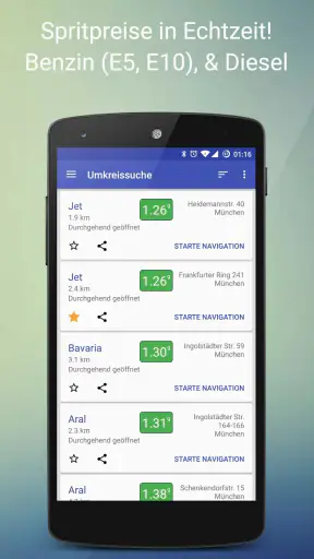 Tank Navigator günstig Tanken! screenshot 1