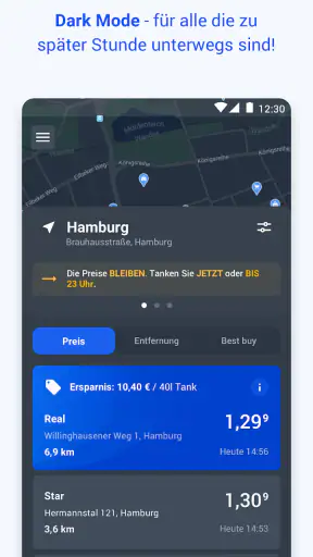TankenApp mit Benzinpreistrend screenshot 4