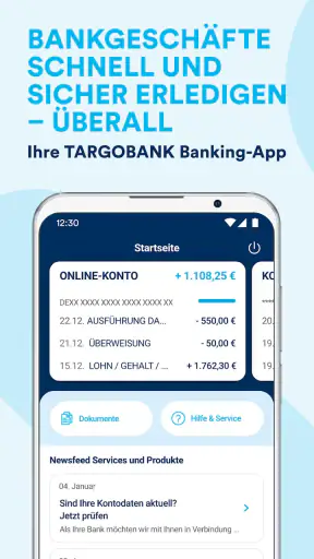 TARGOBANK Mobile Banking screenshot 1