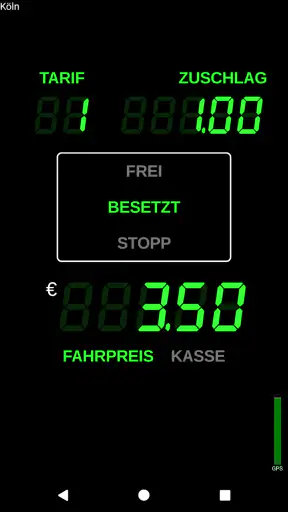 Taxameter screenshot 2