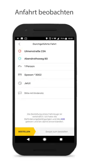 Taxi.de screenshot 2