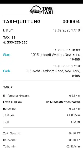 Taximeter. GPS-Taxi-Zähler. screenshot 2