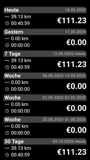 Taximeter. GPS-Taxi-Zähler. screenshot 7
