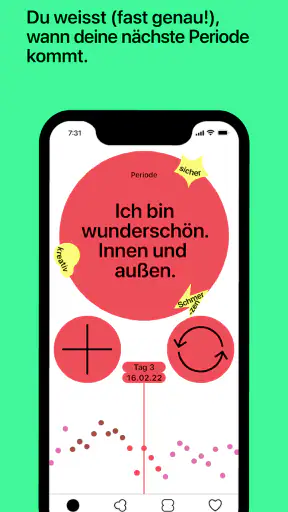 Teena - Perioden-App für Teens screenshot 4