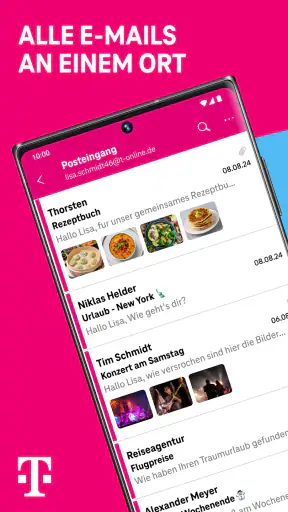 Telekom Mail – E-Mail App screenshot 1