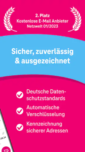 Telekom Mail – E-Mail App screenshot 2