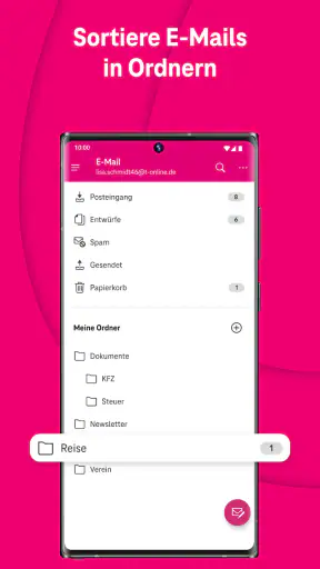 Telekom Mail – E-Mail App screenshot 4