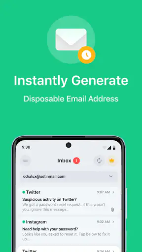Temp Mail - Temporäre E-Mail screenshot 2