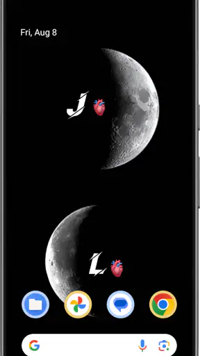 Text on Live Wallpaper screenshot 2