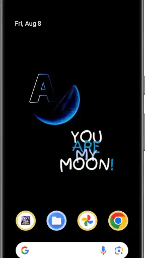 Text on Live Wallpaper screenshot 4