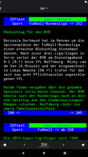 TextTV – Teletext Deutschland screenshot 7