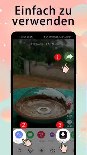 TikSaver: Kein Wasserzeichen screenshot 2