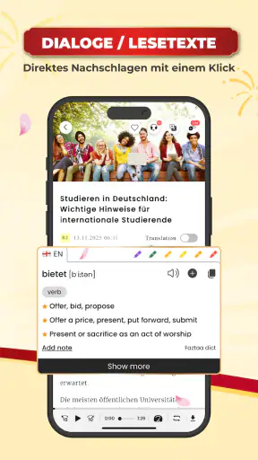 Todaii: Deutsch Lernen A1-C1 screenshot 2