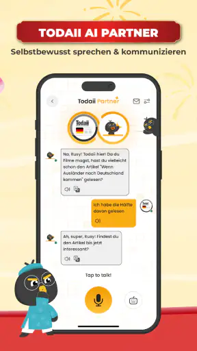 Todaii: Deutsch Lernen A1-C1 screenshot 4