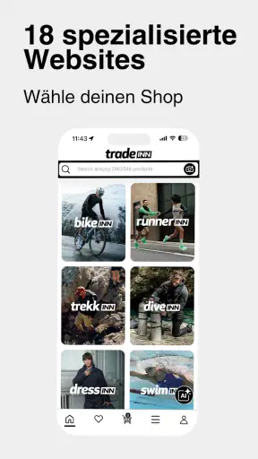 Tradeinn: Sportgeschäft screenshot 1
