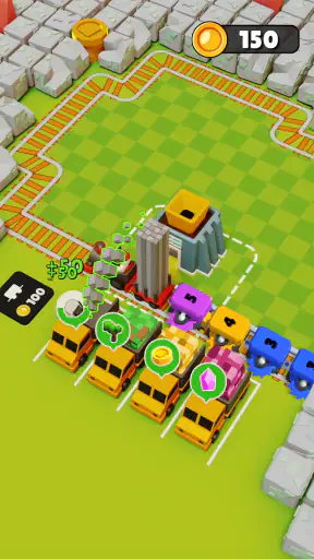 Train Miner: Eisenbahnspiel screenshot 1