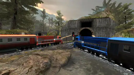 Train Racing Games 3D 2 Player screenshot 12