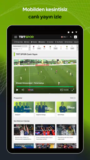 TRT Spor – Canlı Maç ve Haber screenshot 10