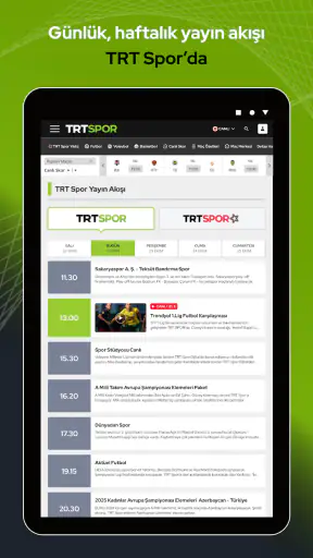 TRT Spor – Canlı Maç ve Haber screenshot 12