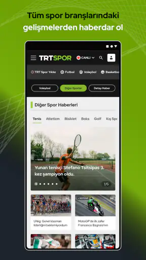 TRT Spor – Canlı Maç ve Haber screenshot 8