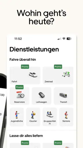 Uber – Dein Taxi auf Abruf screenshot