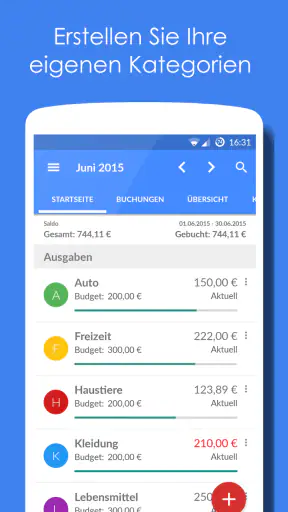 Unser Haushaltsbuch Pro screenshot 3