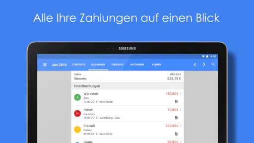 Unser Haushaltsbuch Pro screenshot 8