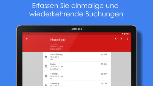 Unser Haushaltsbuch Pro screenshot 9