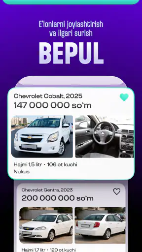 Uzum Avto: avtomobil bozori screenshot 2