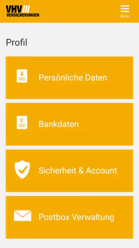 VHV Kundenportal screenshot 3