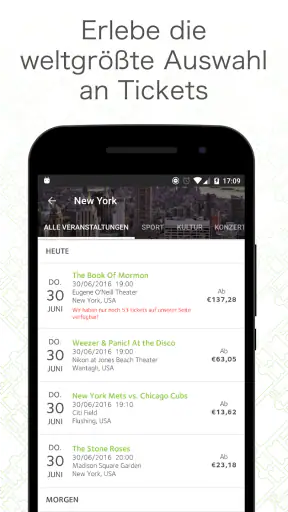 viagogo Tickets screenshot 2