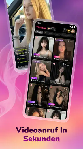 Vibra Live Stream Videoanruf screenshot 2