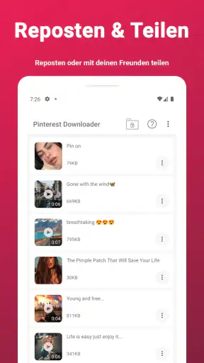Video-Downloader für Pinterest screenshot 6