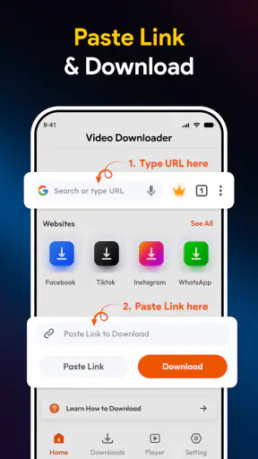 Video Downloader: Video Saver screenshot 1