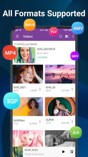 Videoplayer Alle Formate screenshot 3
