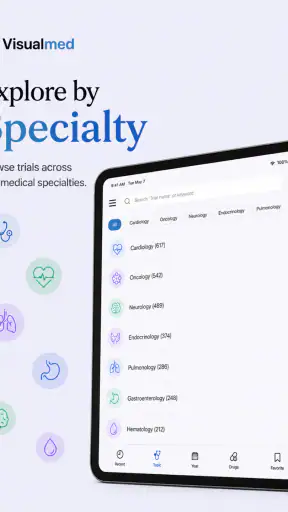 Visualmed: Clinical Trials screenshot 9