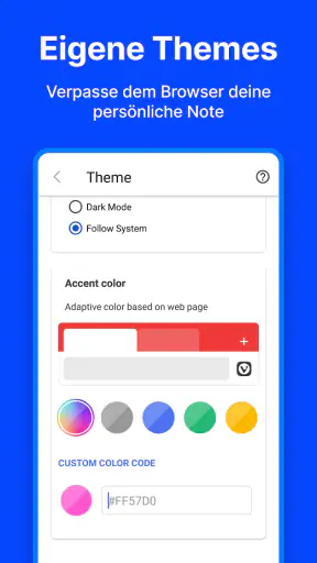 Vivaldi Browser–Schnell&Sicher screenshot 4