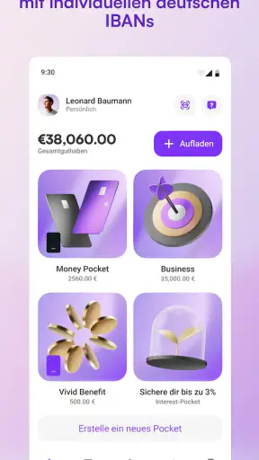 Vivid Business und Personal screenshot 2