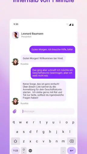 Vivid Business und Personal screenshot 6