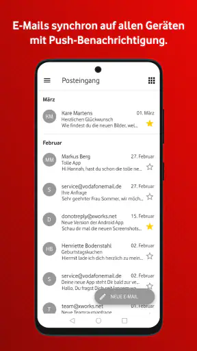 Vodafone E-Mail & Cloud screenshot 3