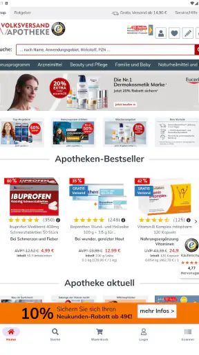 Volksversand Versandapotheke screenshot 7