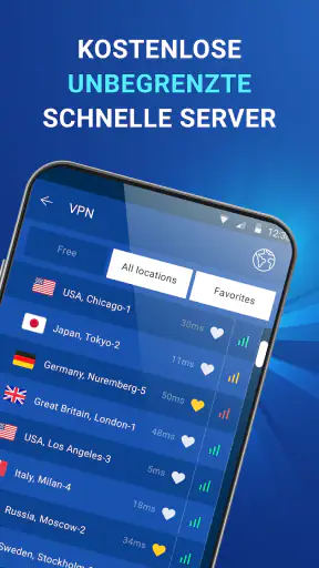 VPN - endlos, sicher, schnell screenshot 1