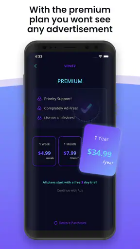 vpnify - Unlimited VPN Proxy screenshot 7