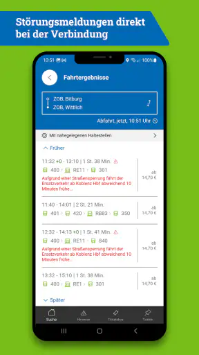 VRT mobil screenshot 5
