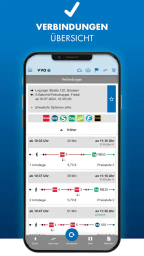 VVO mobil screenshot 5