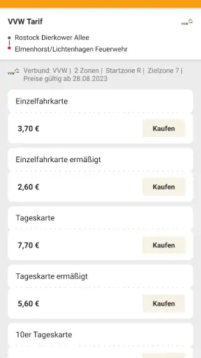 VVW Fahrpläne & Tickets screenshot 6