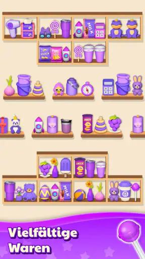 Waren sortieren Match-3-Puzzle screenshot 10