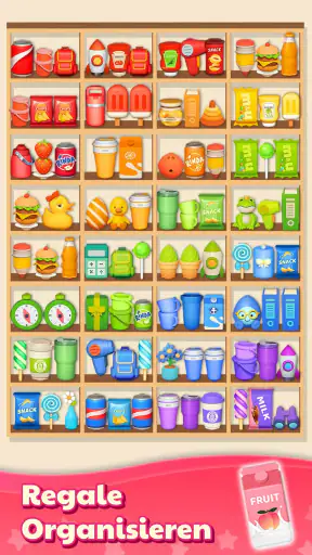 Waren sortieren Match-3-Puzzle screenshot 9