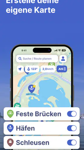 Waterkaarten: Boot Navigation screenshot 7